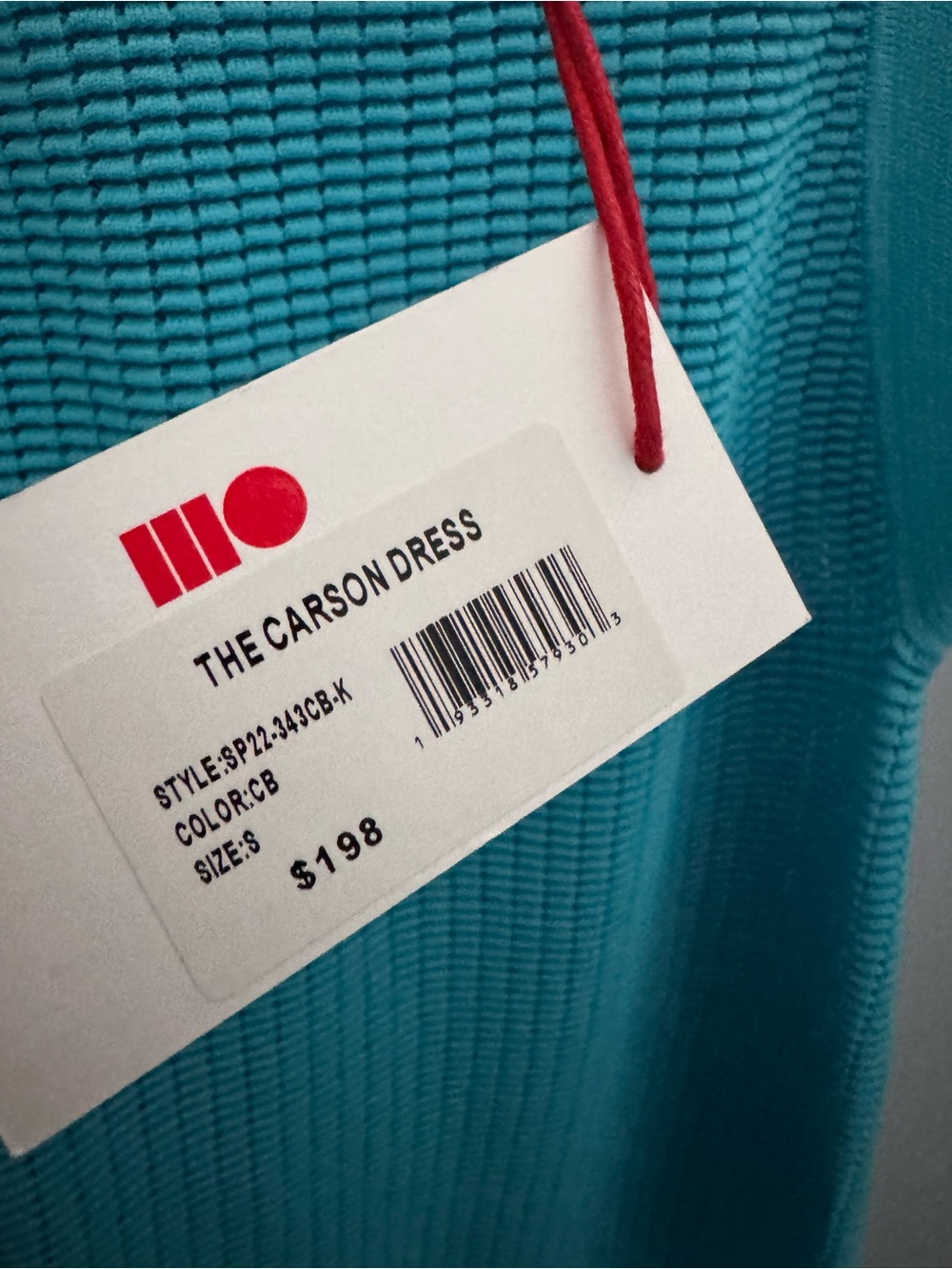 NWT Solid & Striped The Carson Mini Dress in Cerulean Blue. Size S - Picture 9 of 14